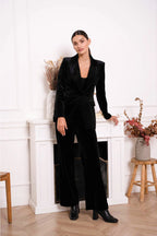 Black  Velvet Blazer