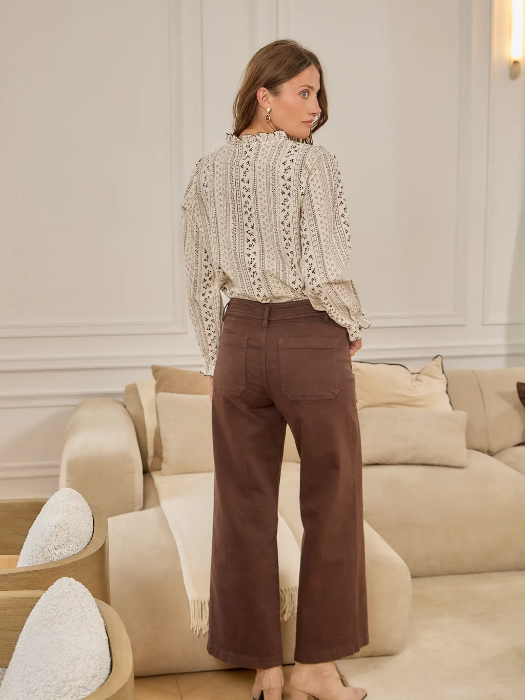 Brown Vaya Blouse