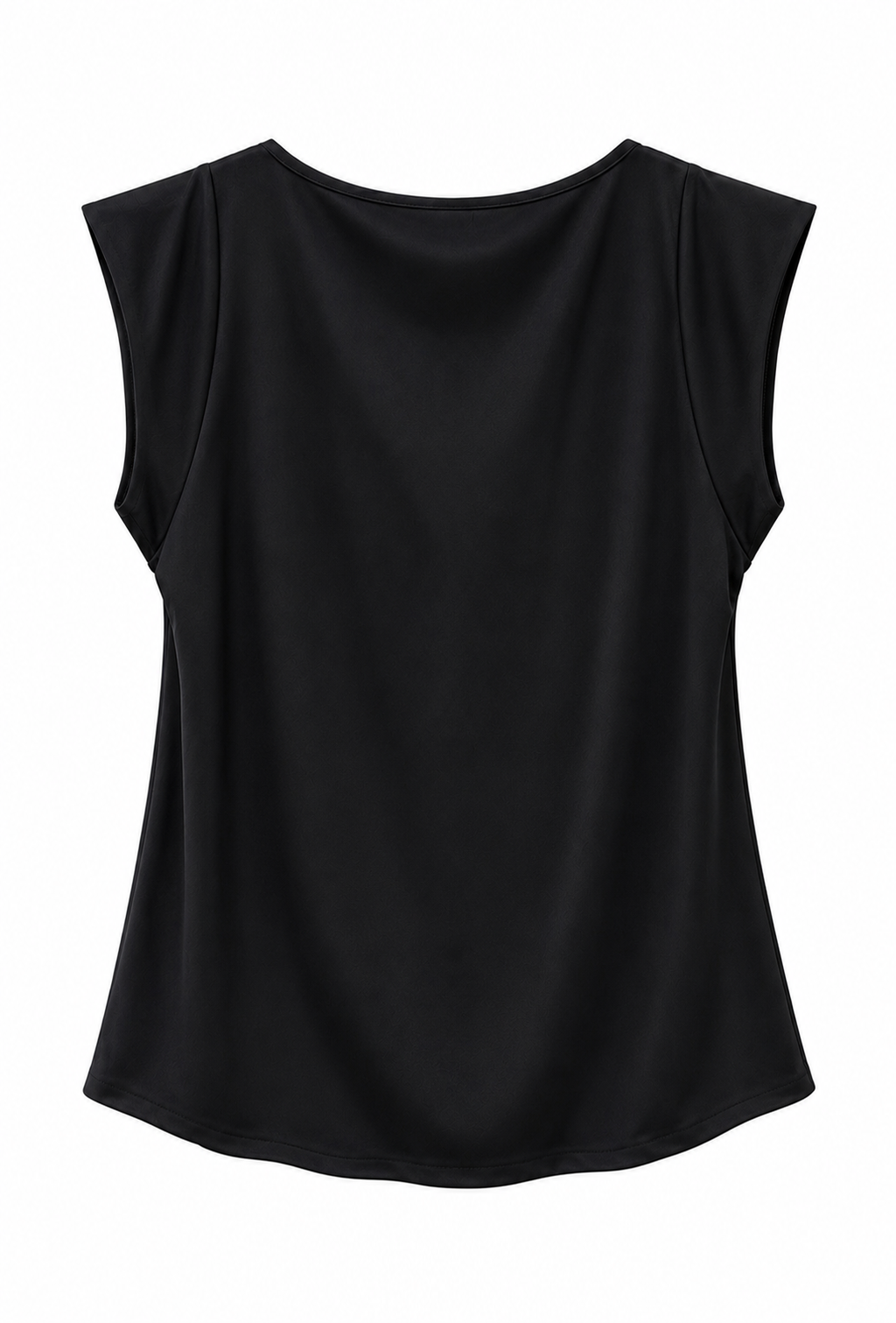 Black Ella Cowl Neck Top