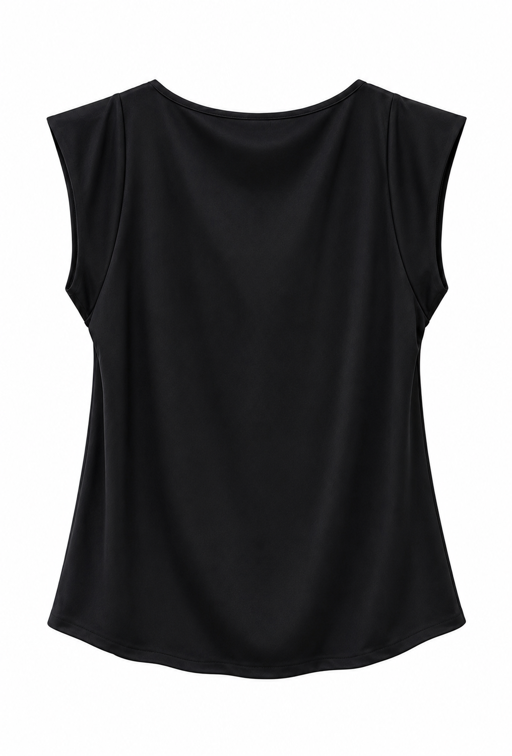 Black Ella Cowl Neck Top
