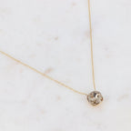 Greige Bea Swarovski Necklace