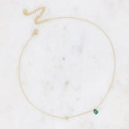 Green Isla Drop Necklace