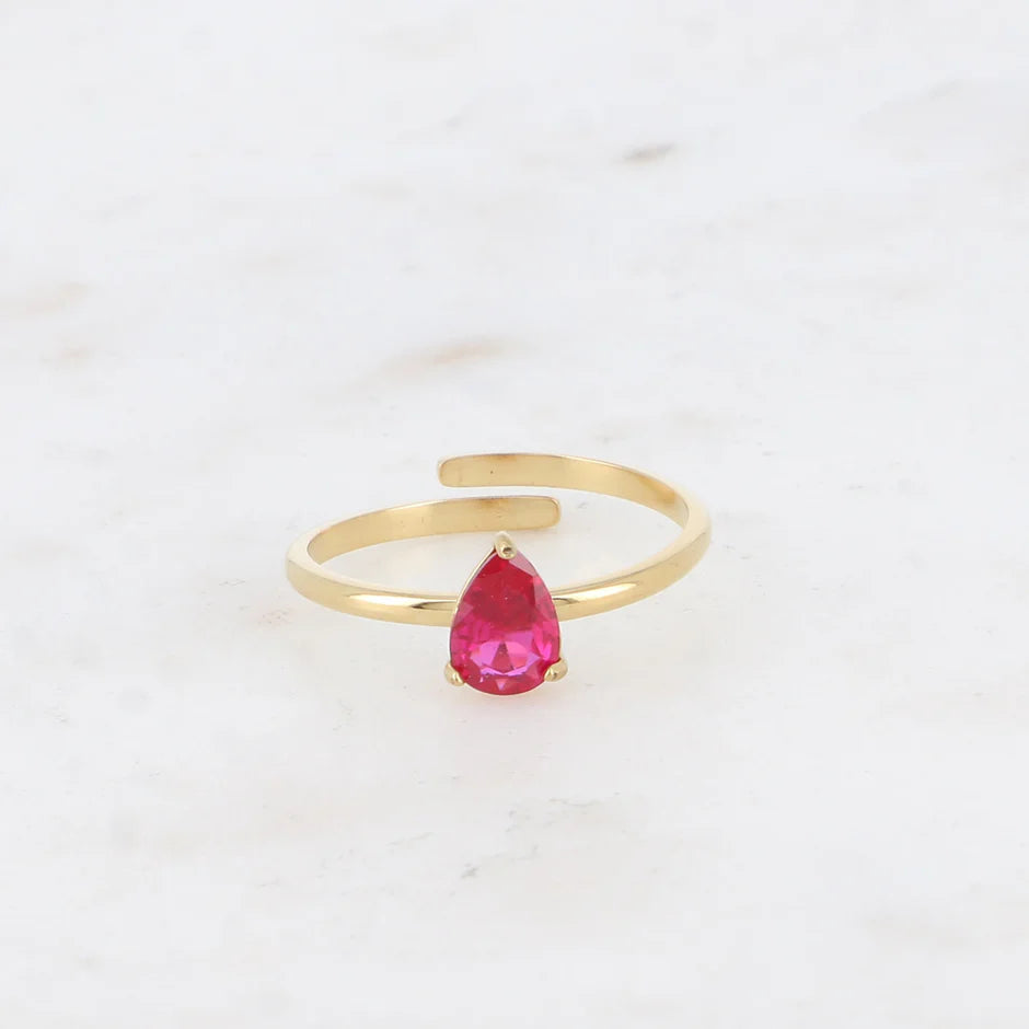 Fuchsia Holly Ring