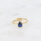 Navy Holly Ring