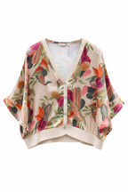 Orange Elle Printed Blouse