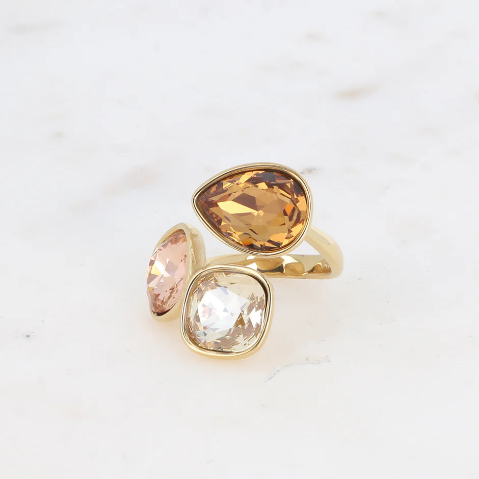 Champagne Aurora Ring