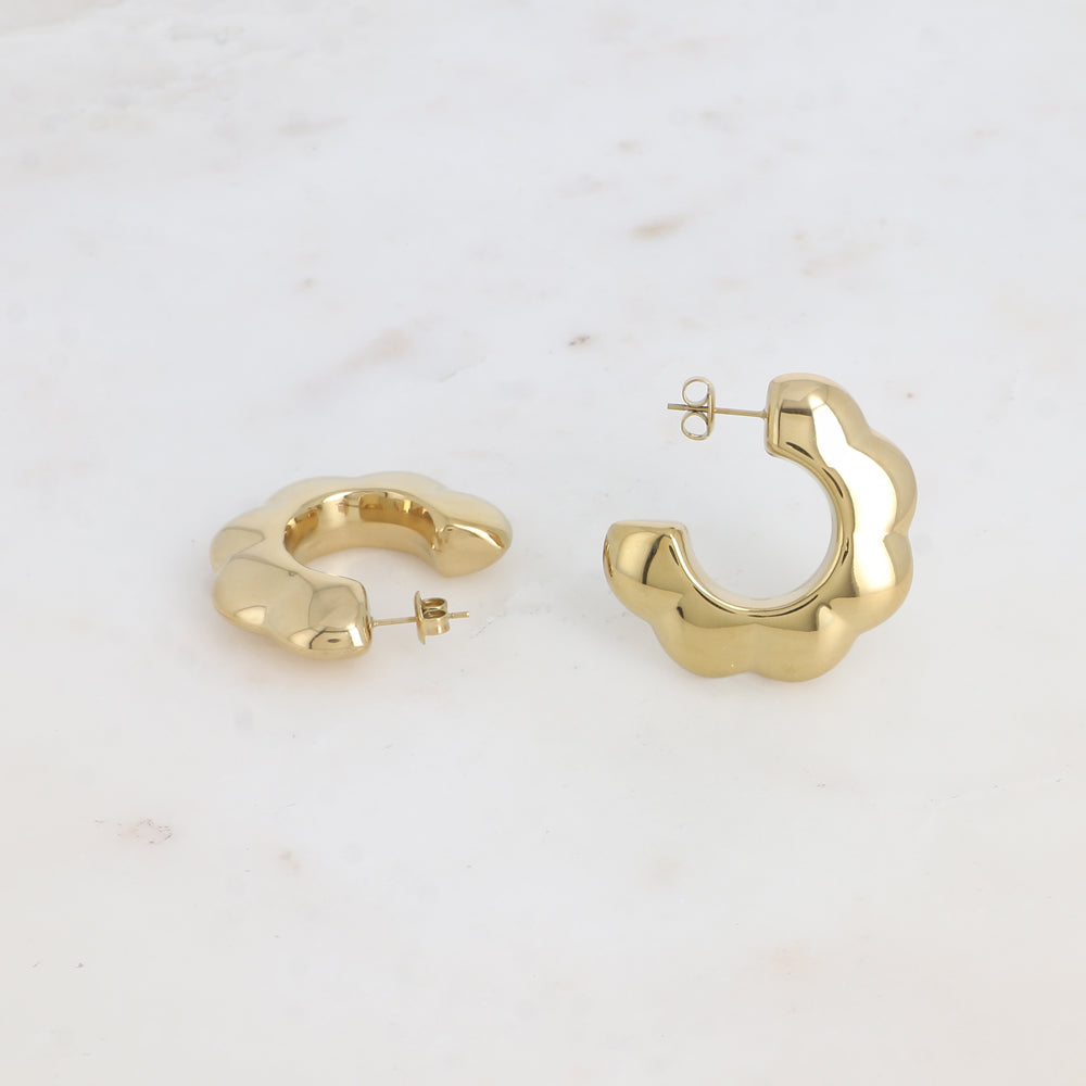 Cloud Hoop Earring