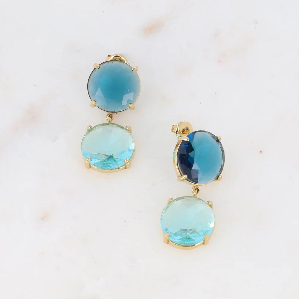 Blue Sophia Drop Earring