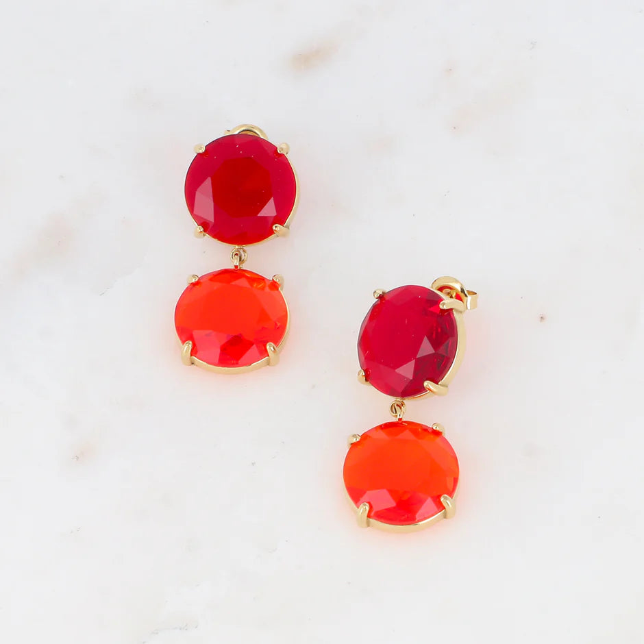Ruby Sophia Drop Earring