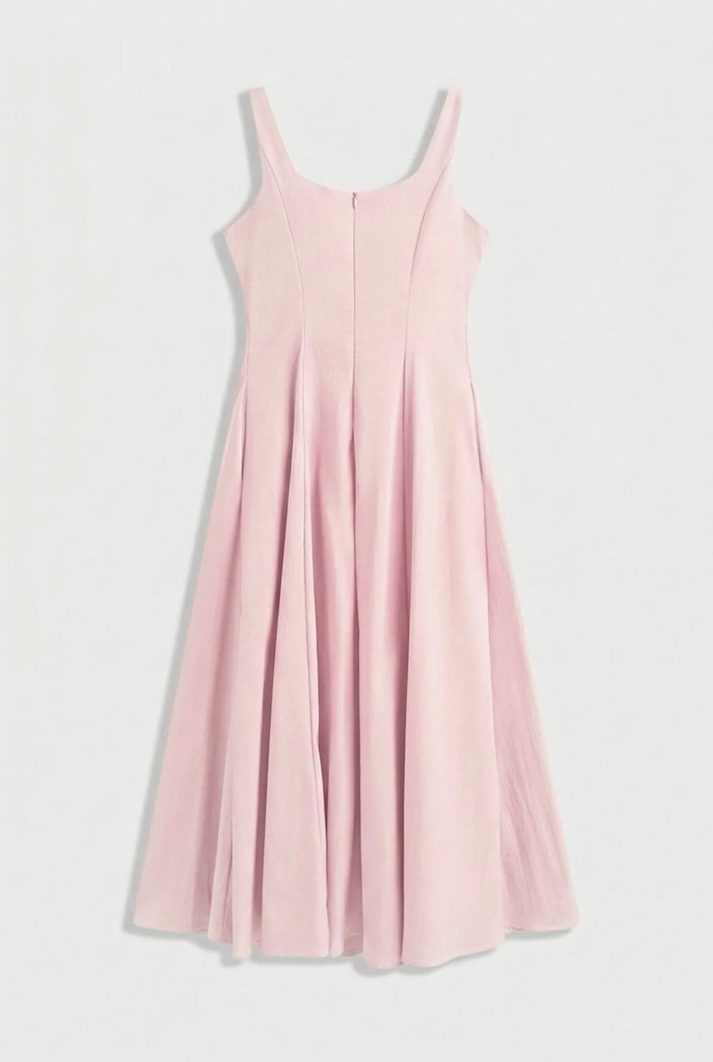 Square Neck Flared Dress