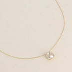 Gold Bea Swarovski Necklace