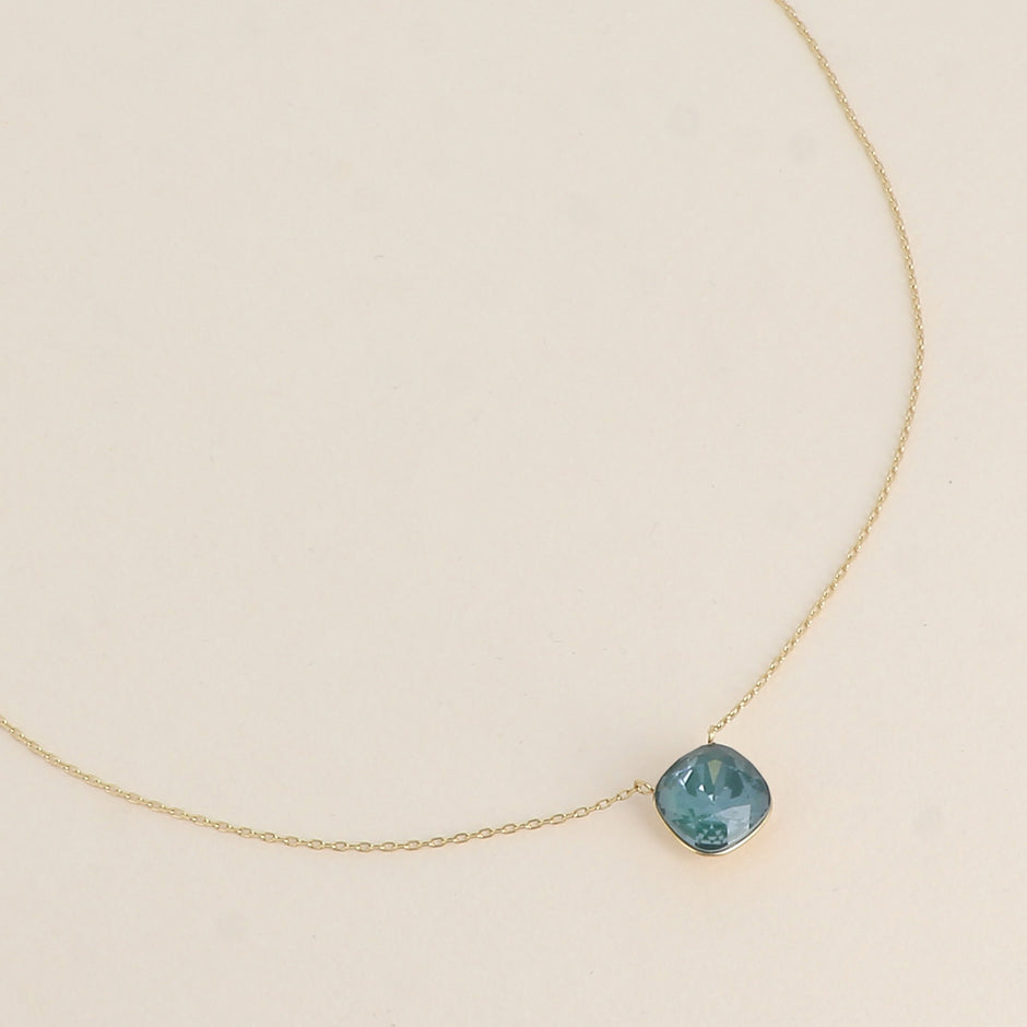 Green Bea Swarovski Necklace