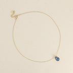 Denim Blue Bertille Swarovski Necklace