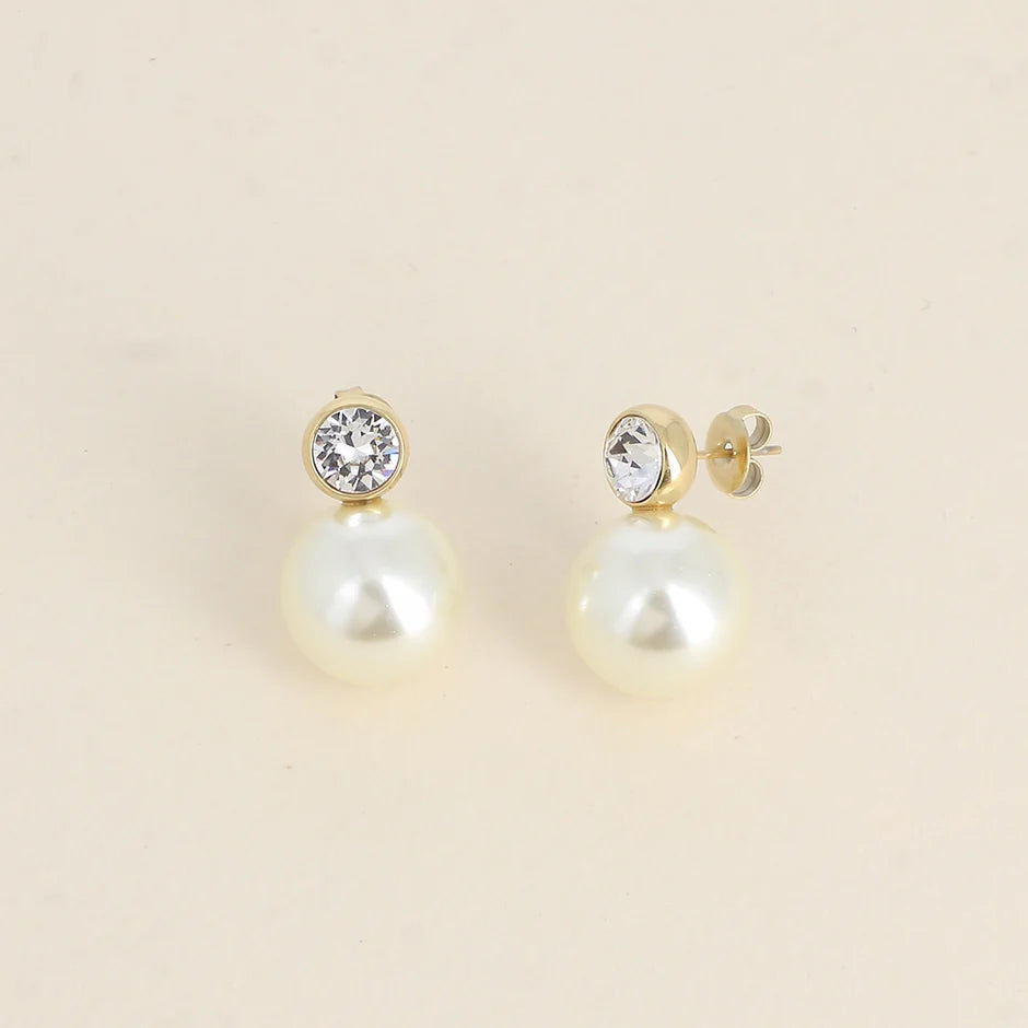 Crystal Orla Pearl Earring