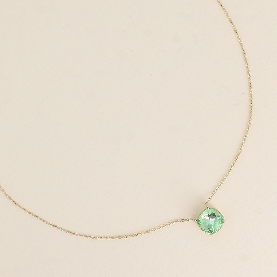 Peridot Bea Swarovski Necklace