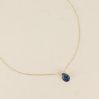 Navy Bertille Swarovski Necklace