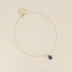 Navy Bertille Swarovski Necklace