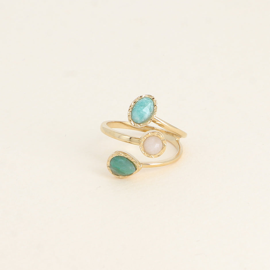 Amazonite Sonia Ring