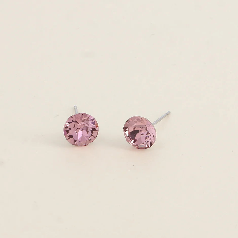 Light Amethyst Stud