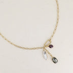 Amethyst Swarovski Crystal Elodie Necklace