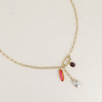 Astral Pink Swarovski Crystal Elodie Necklace