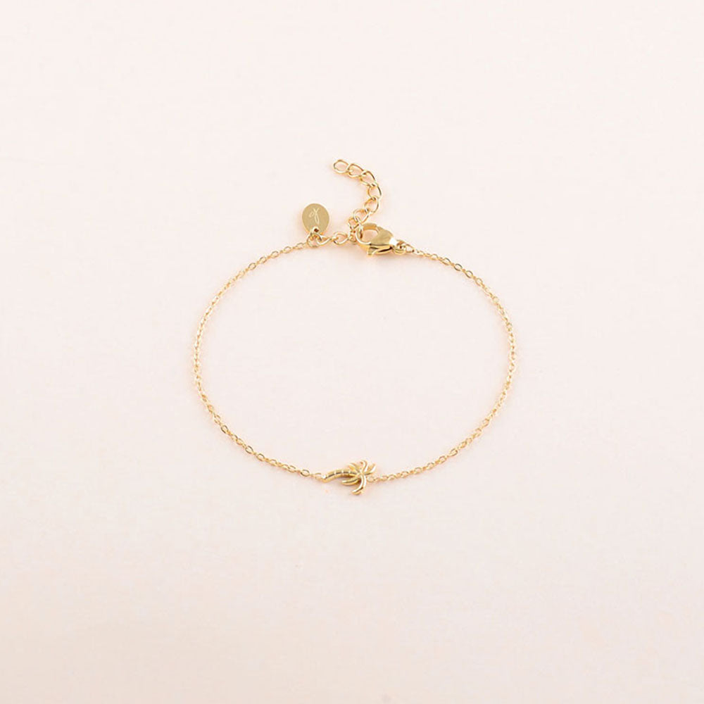 Palm Tree Pendant Bracelet