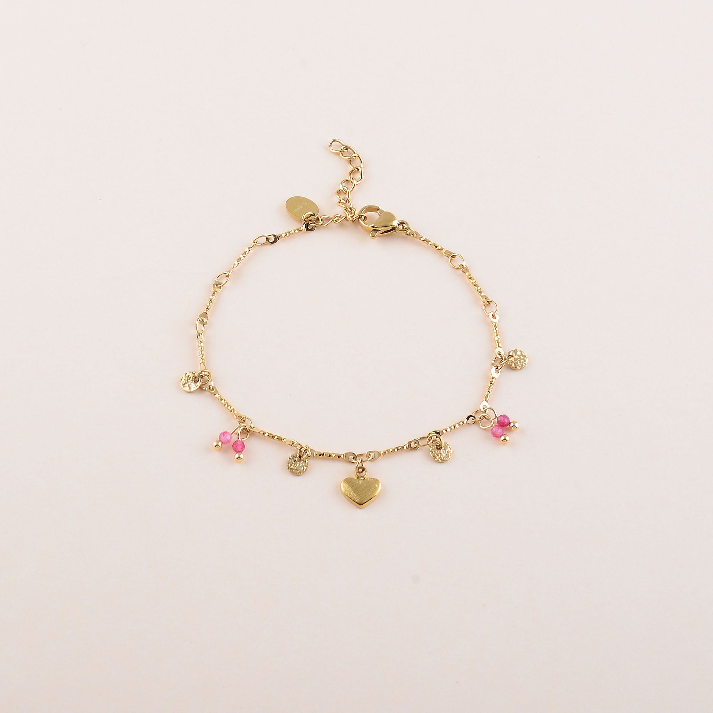 Pink Heart Bracelet