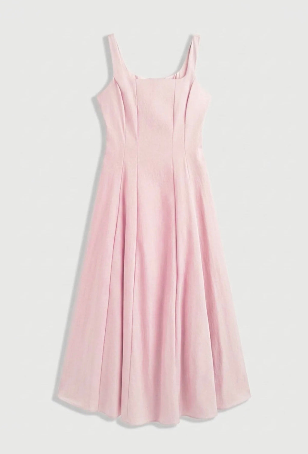 Square Neck Flared Dress