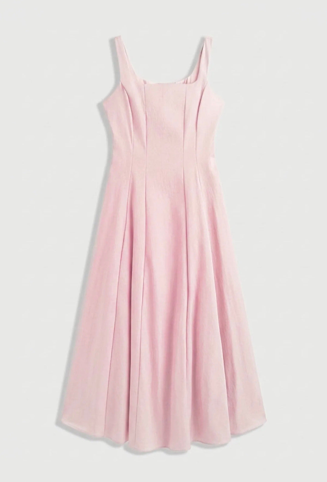 Square Neck Flared Dress