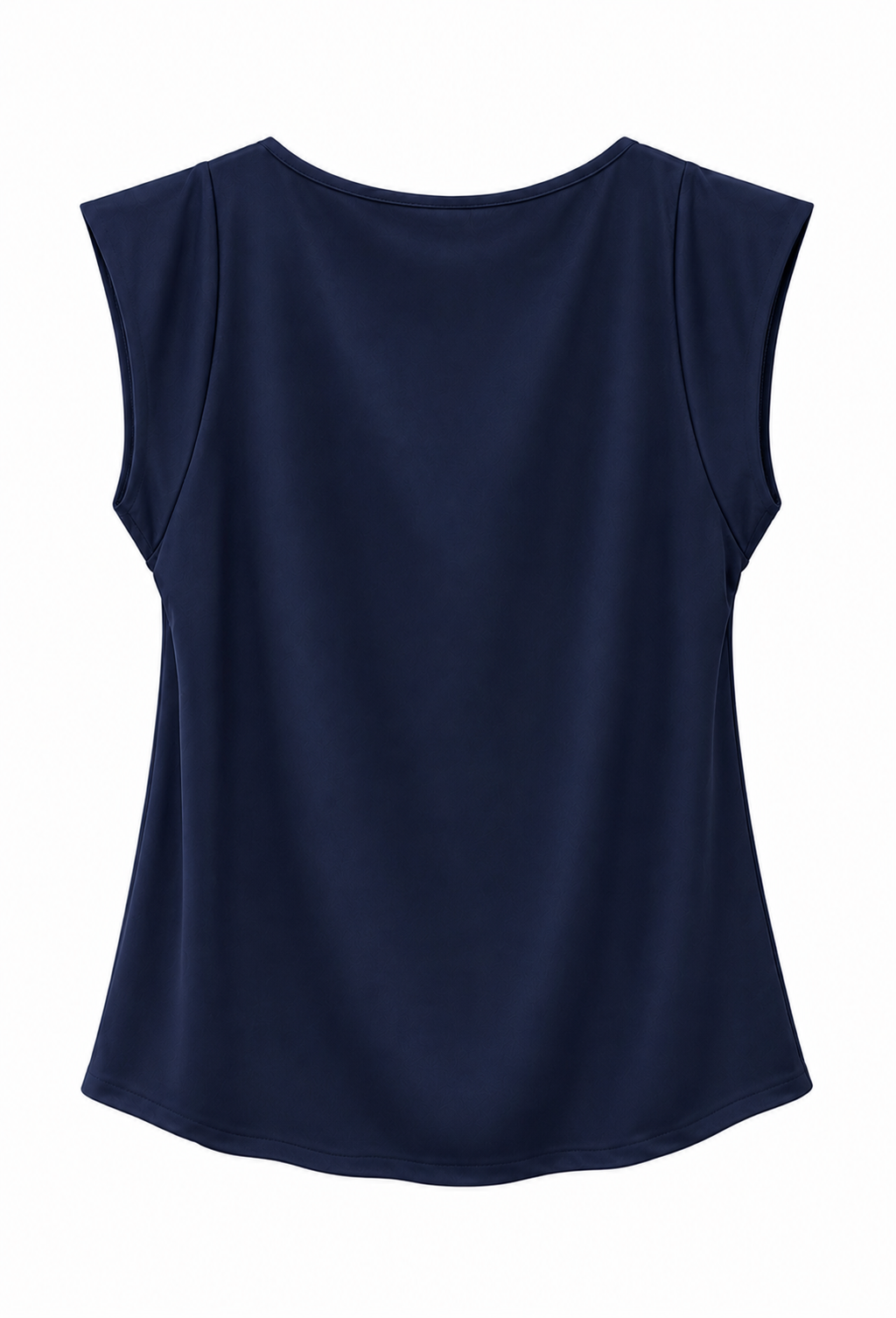 Navy Ella Cowl Neck Top