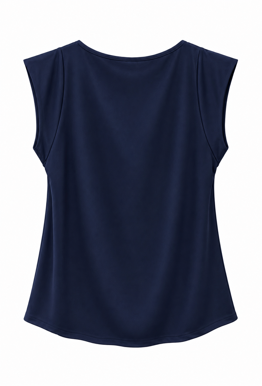 Navy Ella Cowl Neck Top
