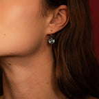 Powder Blue Bertille Swarovski Earring