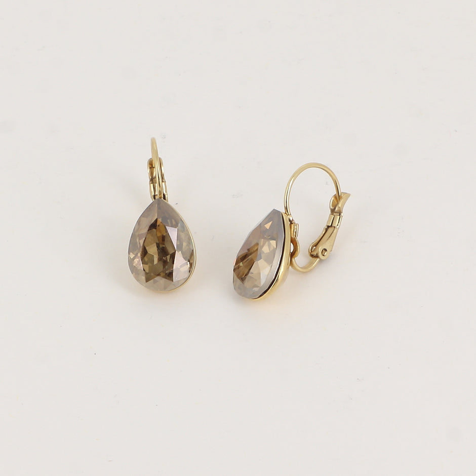 Bronze Bertille Swarovski Earrings