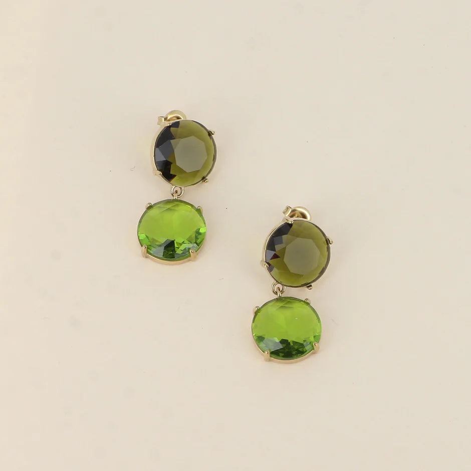 Khaki Sophia Drop Earring