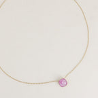 Orchid Bea Swarovski Necklace
