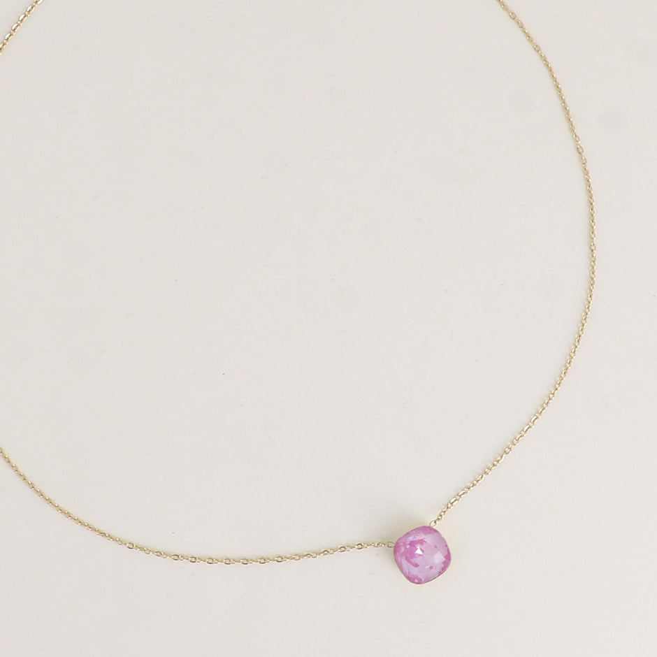 Orchid Bea Swarovski Necklace