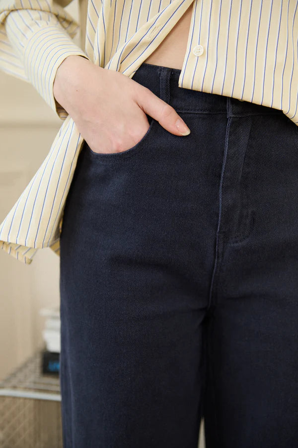 Navy Straight Fit Jeans