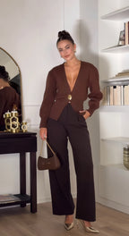 Brown Muse Cardigan