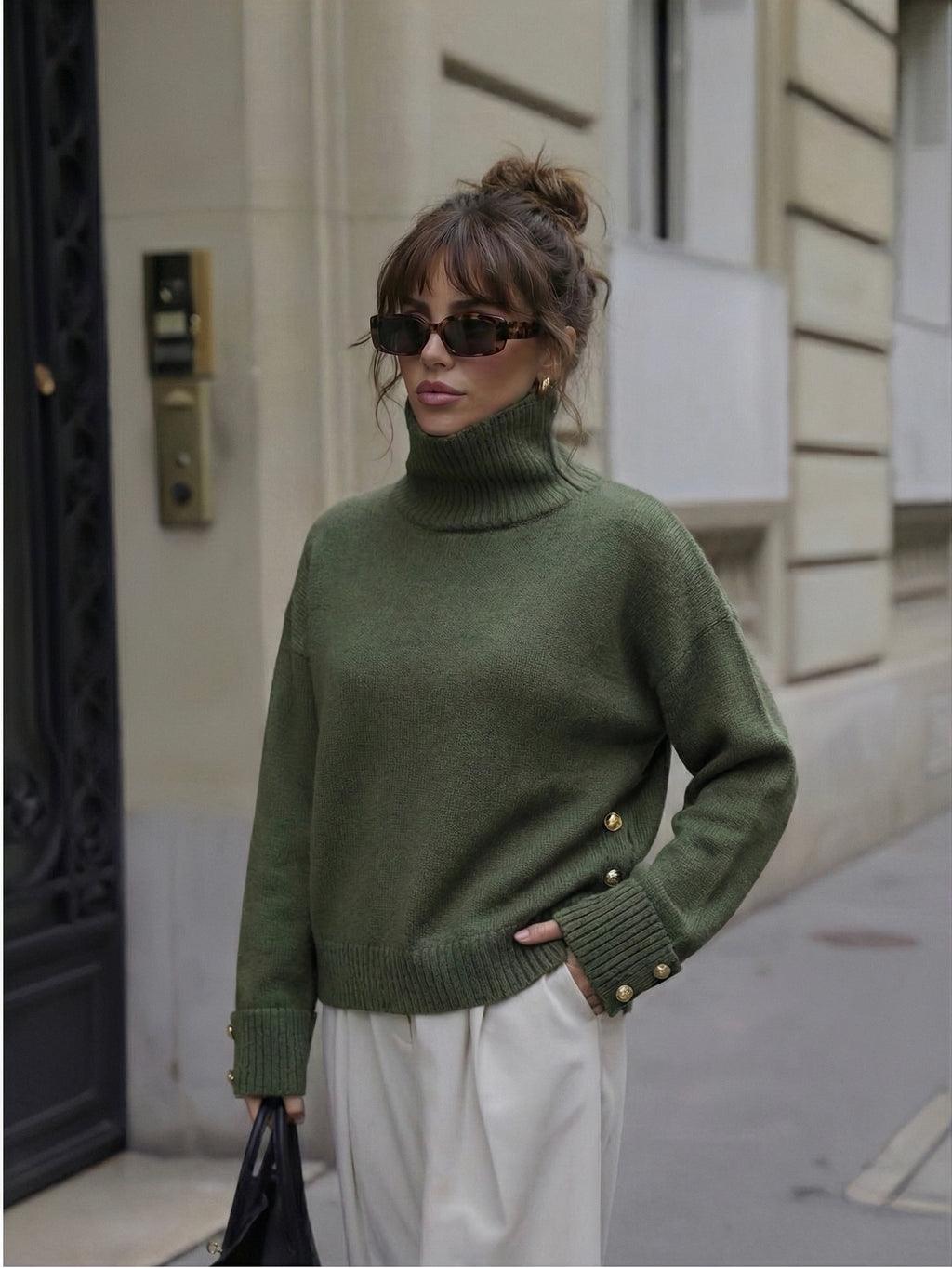 Olive Luxe Knit