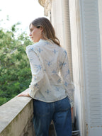 Camila Bleu Blouse