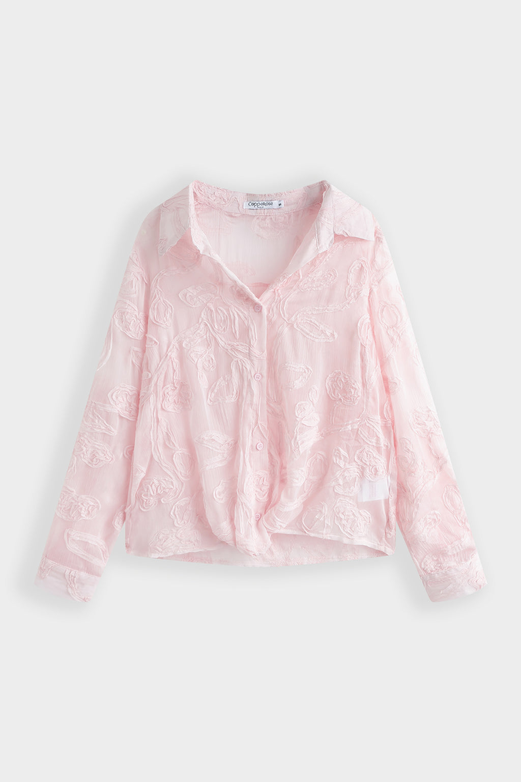 Pink Orla Textured Blouse