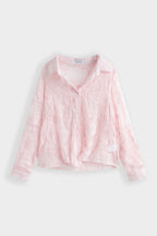 Pink Orla Textured Blouse