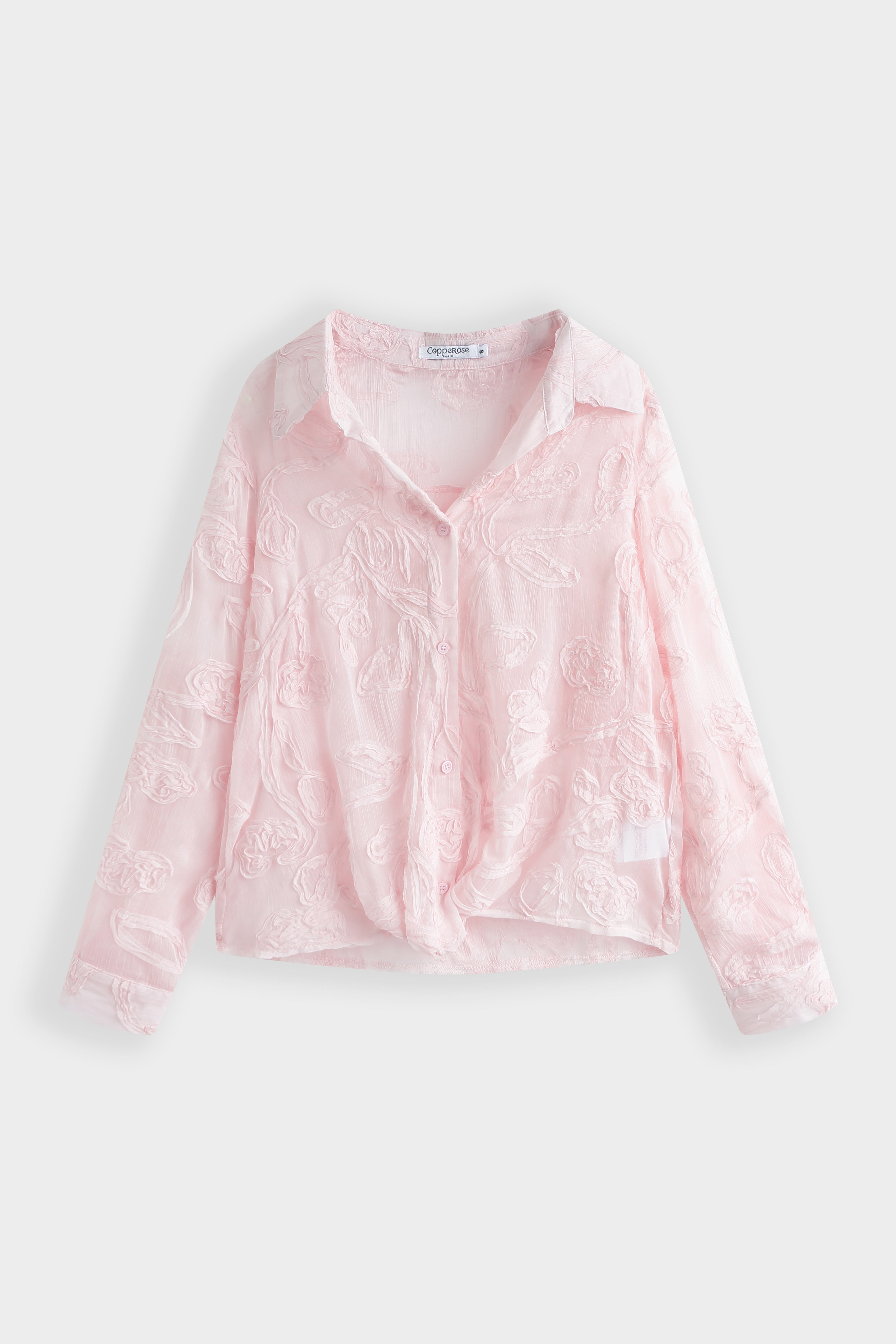 Pink Orla Textured Blouse