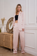 Pink Satin Trousers