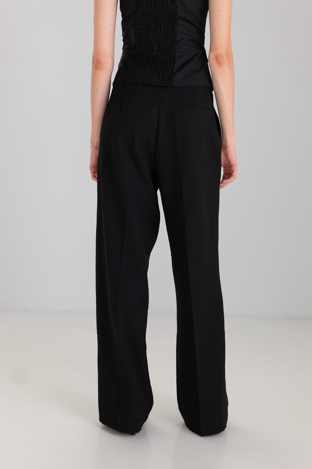 Black Wide Leg Trousers
