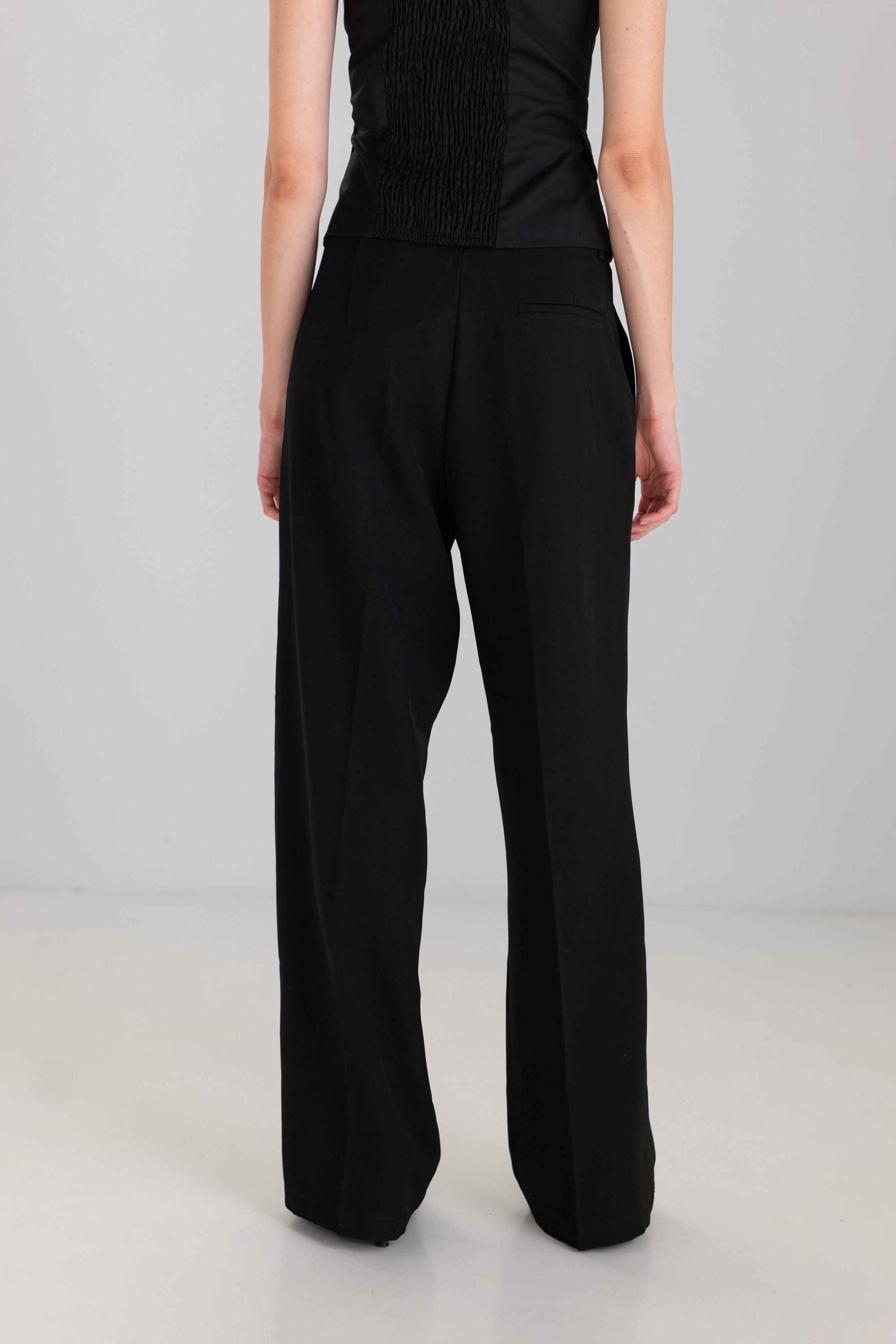 Black Wide Leg Trousers