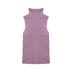 Lilac Knit Turtle Neck