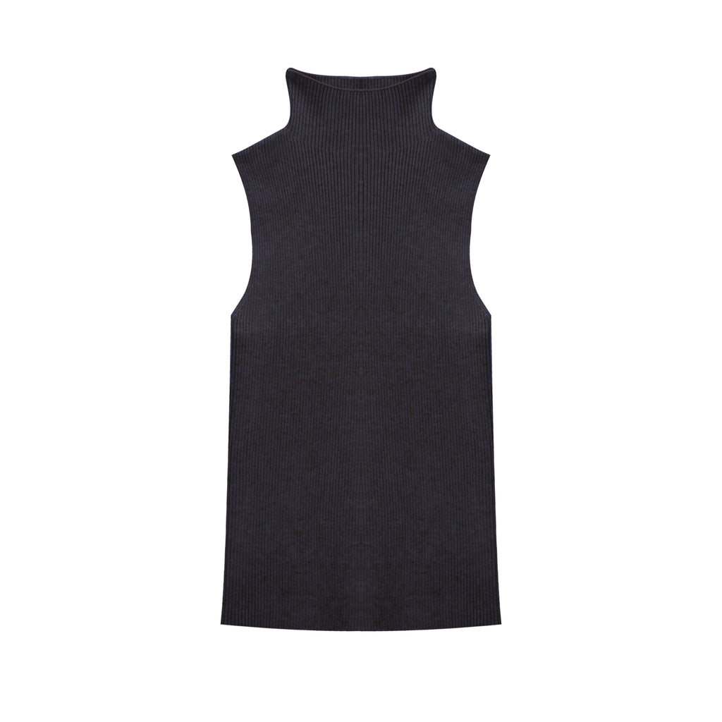 Black Knit Turtle Neck