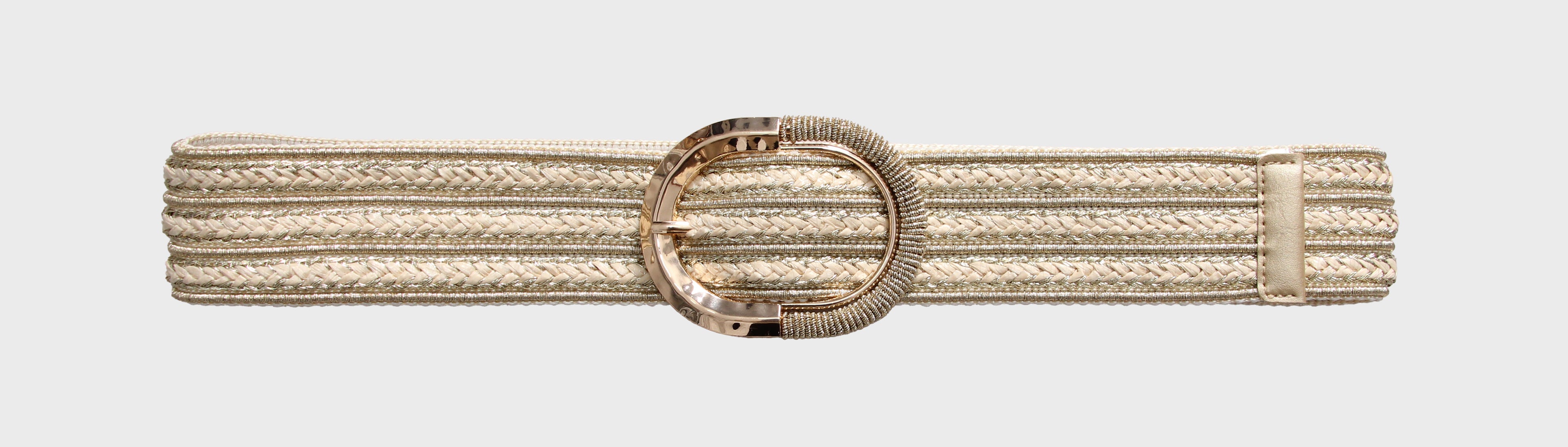 Textured Gold Belt