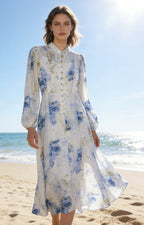 Azure Midi Dress